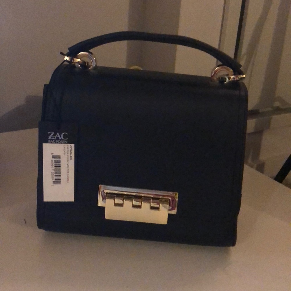 Zac Posen mini top handle black